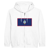 Sweat à capuche guam coton mélangé broderie confort optimal