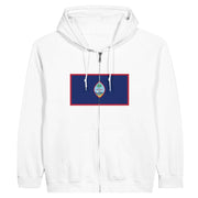 Sweat à capuche guam coton mélangé broderie confort optimal