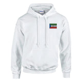 Sweat à capuche guinée équatoriale coton broderie couleur