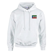 Sweat à capuche guinée équatoriale coton broderie couleur