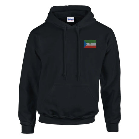 Sweat à capuche guinée équatoriale coton broderie couleur