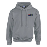 Sweat à capuche îles vierges britanniques broderie coton