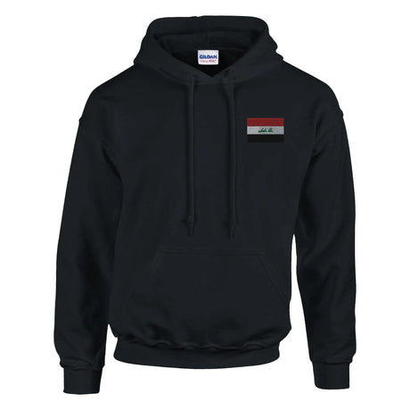 Sweat à capuche irak coton mélangé brodé capuche drapeau