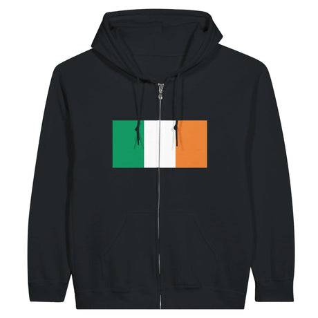 Sweat à capuche irlande coton mélangé broderie confort