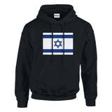 Sweat à capuche israël coton mélangé brodé confortable