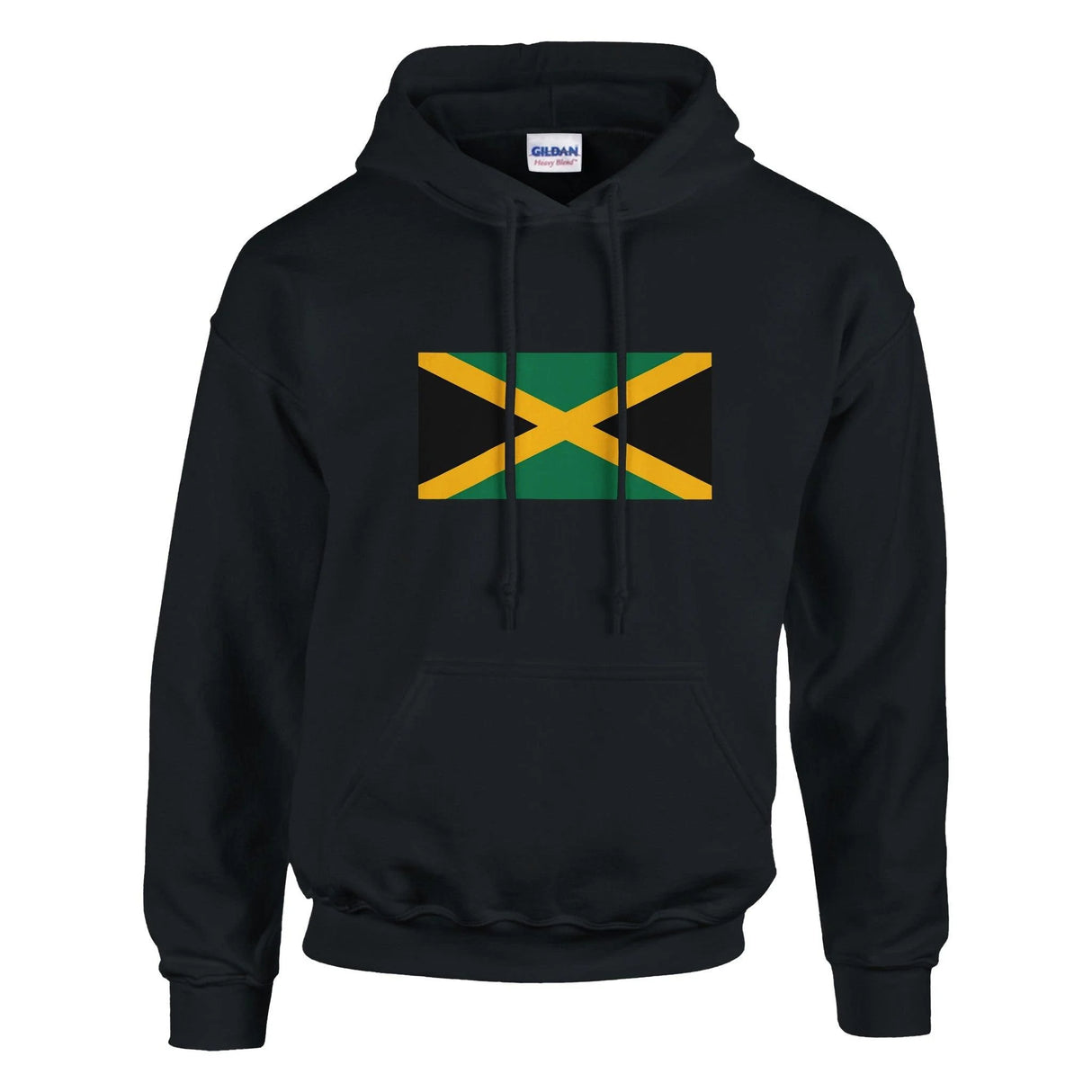 Sweat à capuche jamaïque coton mélangé couleurs brodées