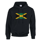 Sweat à capuche jamaïque coton mélangé couleurs brodées