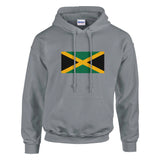 Sweat à capuche jamaïque coton mélangé couleurs brodées