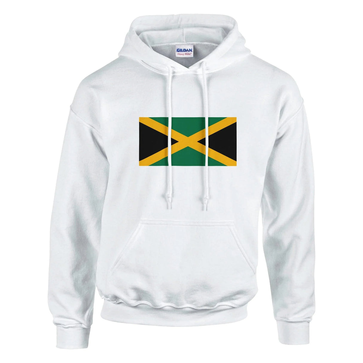 Sweat à capuche jamaïque coton mélangé couleurs brodées