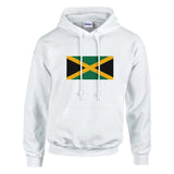 Sweat à capuche jamaïque coton mélangé couleurs brodées