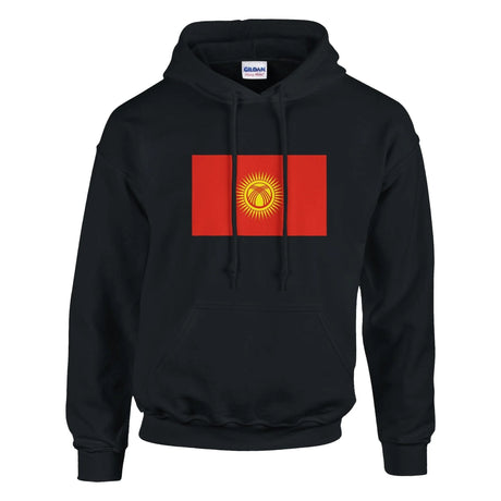 Sweat à capuche kirghizistan coton mélangé broderie
