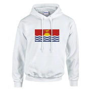 Sweat à capuche kiribati coton mélangé broderie couleur