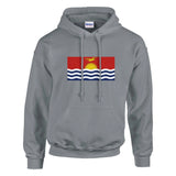Sweat à capuche kiribati coton mélangé broderie couleur