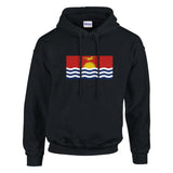 Sweat à capuche kiribati coton mélangé broderie couleur