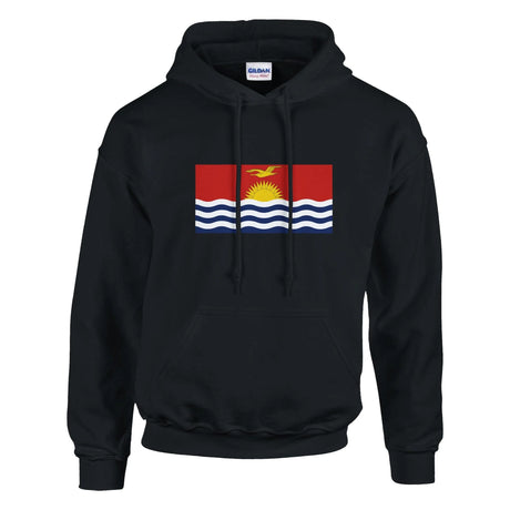 Sweat à capuche kiribati coton mélangé broderie couleur