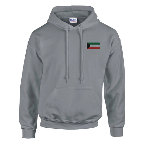 Sweat à capuche koweït coton mélangé broderie couleur