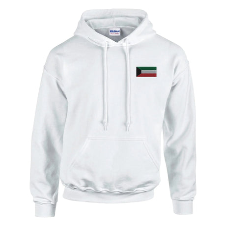 Sweat à capuche koweït coton mélangé broderie couleur