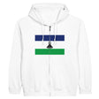 Sweat à capuche lesotho coton mélangé broderie drapeau