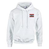 Sweat à capuche liban coton mélangé broderie couleur