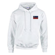 Sweat à capuche liechtenstein brodé coton mélangé