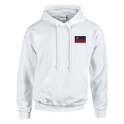 Sweat à capuche liechtenstein brodé coton mélangé