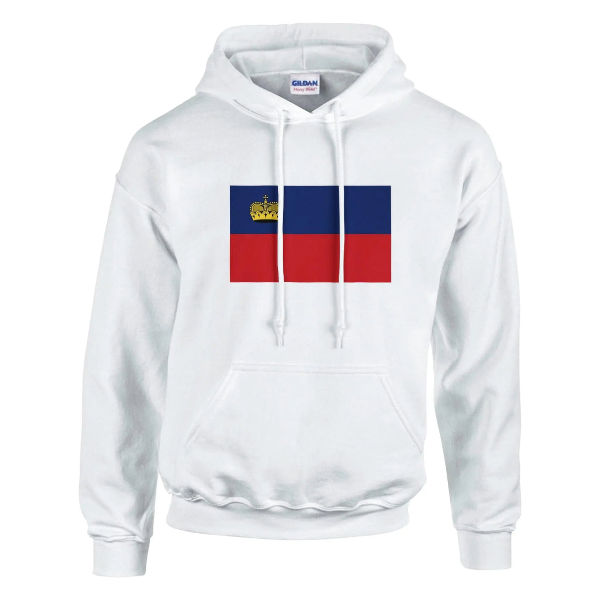 Sweat à capuche liechtenstein coton mélangé brodé