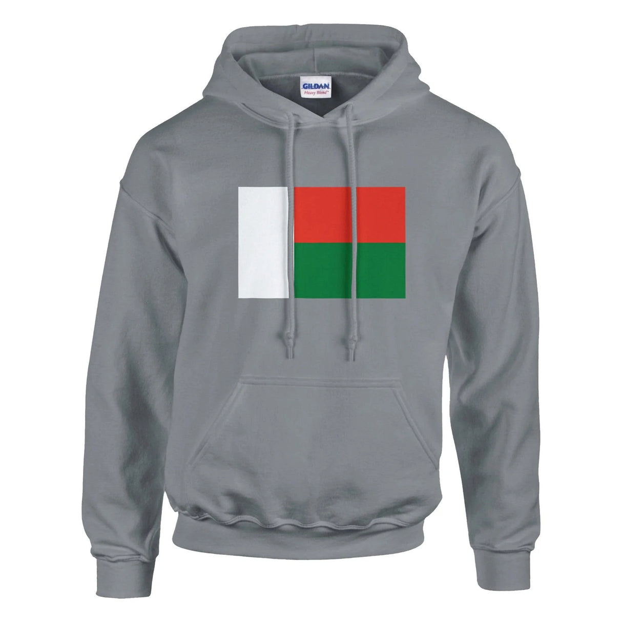 Sweat à capuche madagascar coton mélangé broderie