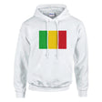 Sweat à capuche mali coton mélangé drapeau brodé