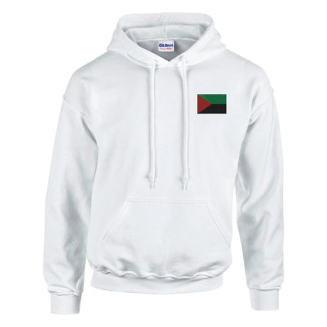 Sweat à capuche martinique brodé coton mélangé durable