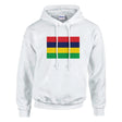 Sweat à capuche maurice coton mélangé broderie couleur