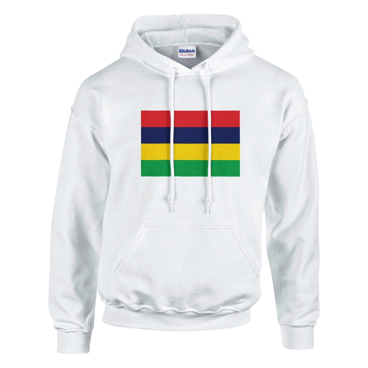 Sweat à capuche maurice coton mélangé broderie couleur