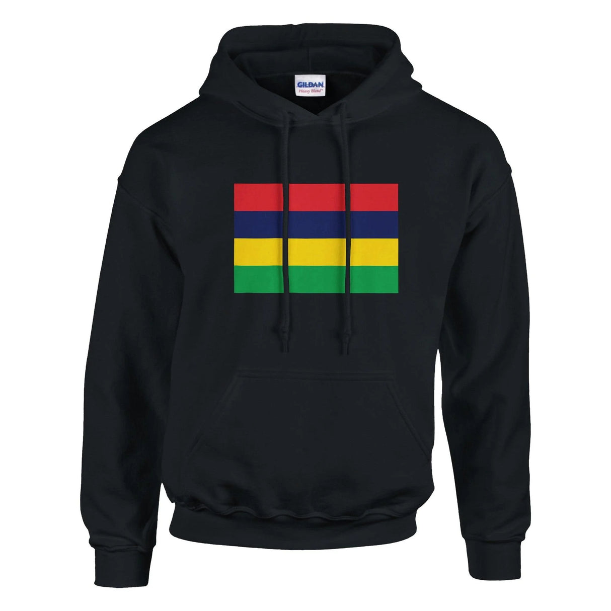 Sweat à capuche maurice coton mélangé broderie couleur