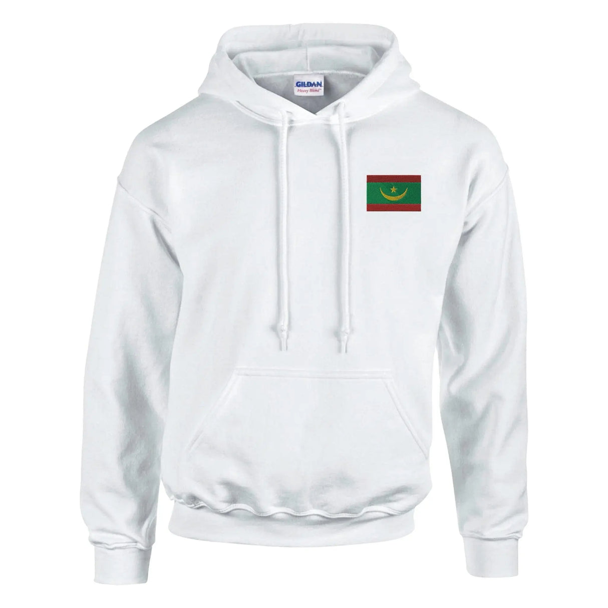 Sweat à capuche mauritanie brodé coton mélangé durable