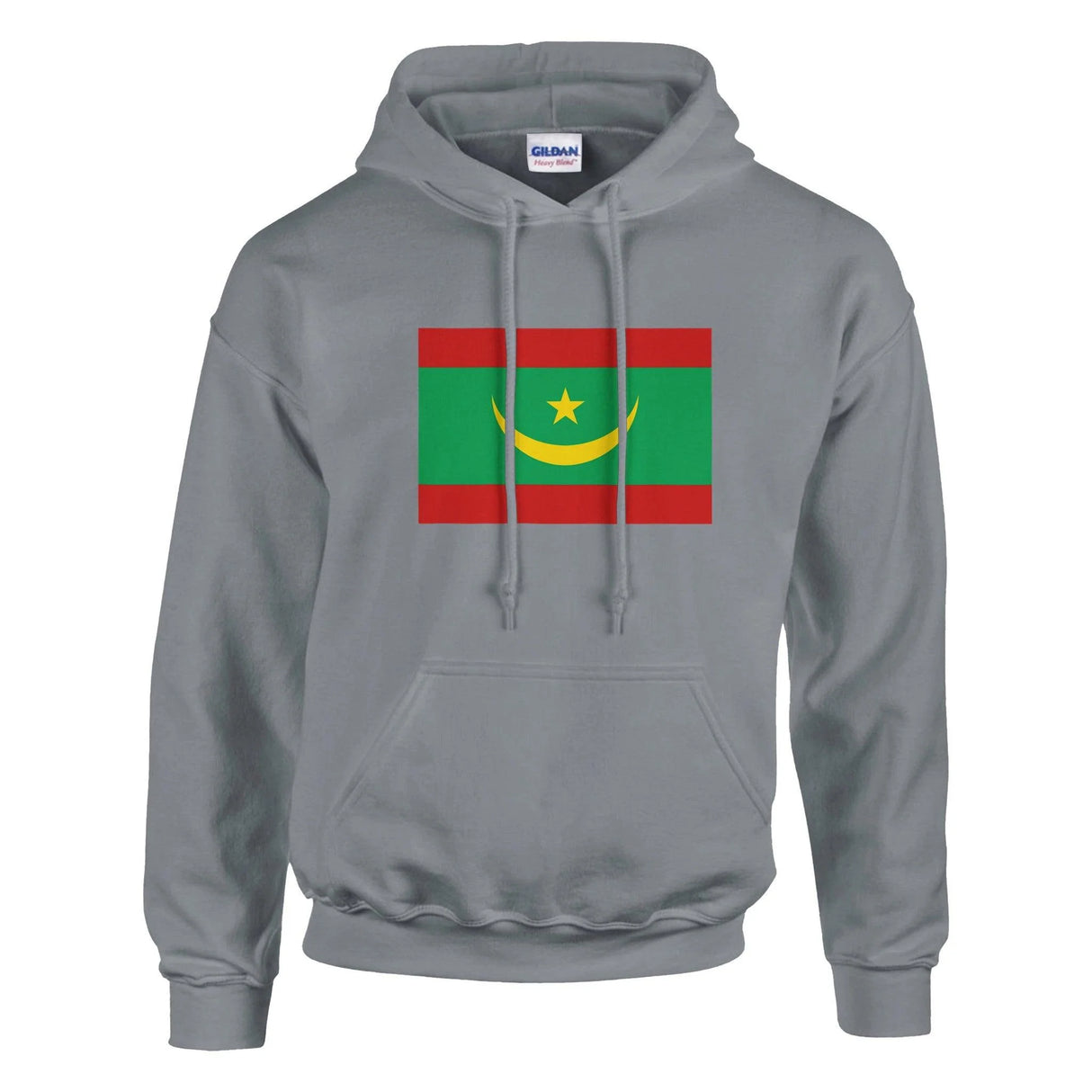 Sweat à capuche mauritanie coton mélangé imprimé couleur