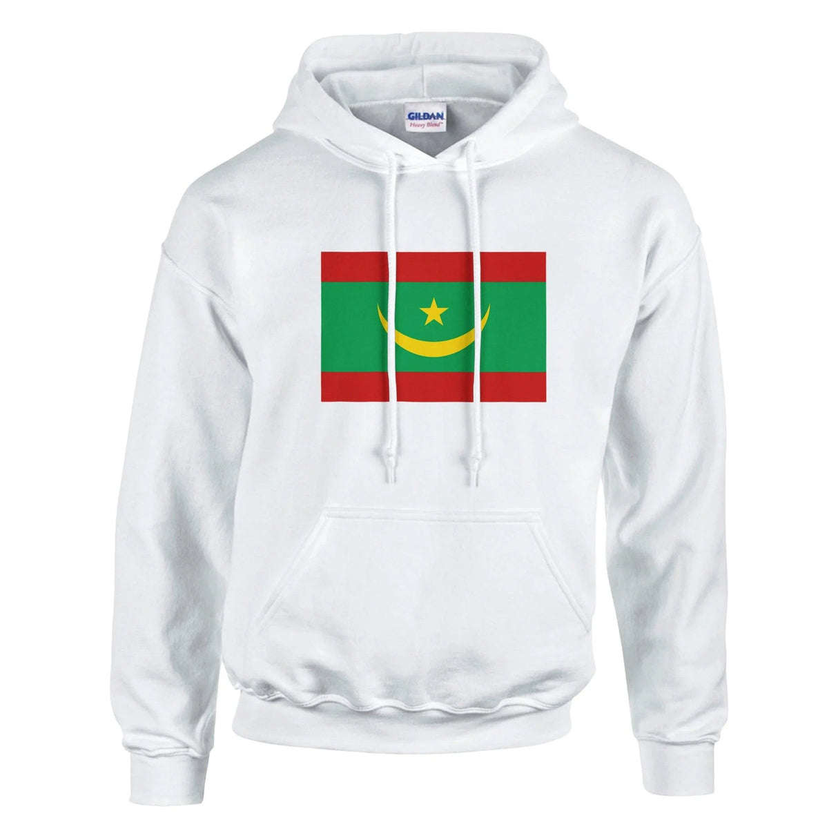Sweat à capuche mauritanie coton mélangé imprimé couleur