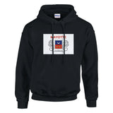 Sweat à capuche mayotte coton mélangé broderie couleur