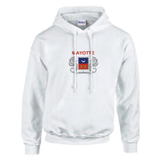 Sweat à capuche mayotte coton mélangé broderie couleur