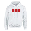 Sweat à capuche monaco coton mélangé broderie patriote