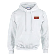 Sweat à capuche monténégro coton mélangé brodé