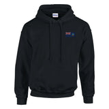 Sweat à capuche montserrat broderie couleur coton mélangé