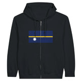 Sweat à capuche nauru coton mélangé broderie confort