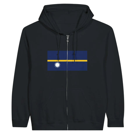 Sweat à capuche nauru coton mélangé broderie confort