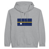 Sweat à capuche nauru coton mélangé broderie confort