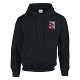 Sweat à capuche népal coton mélangé brodé capuche drapeau