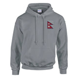 Sweat à capuche népal coton mélangé brodé capuche drapeau