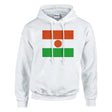 Sweat à capuche niger coton mélangé broderie couleur
