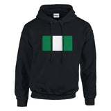 Sweat à capuche nigeria coton mélangé broderie couleur