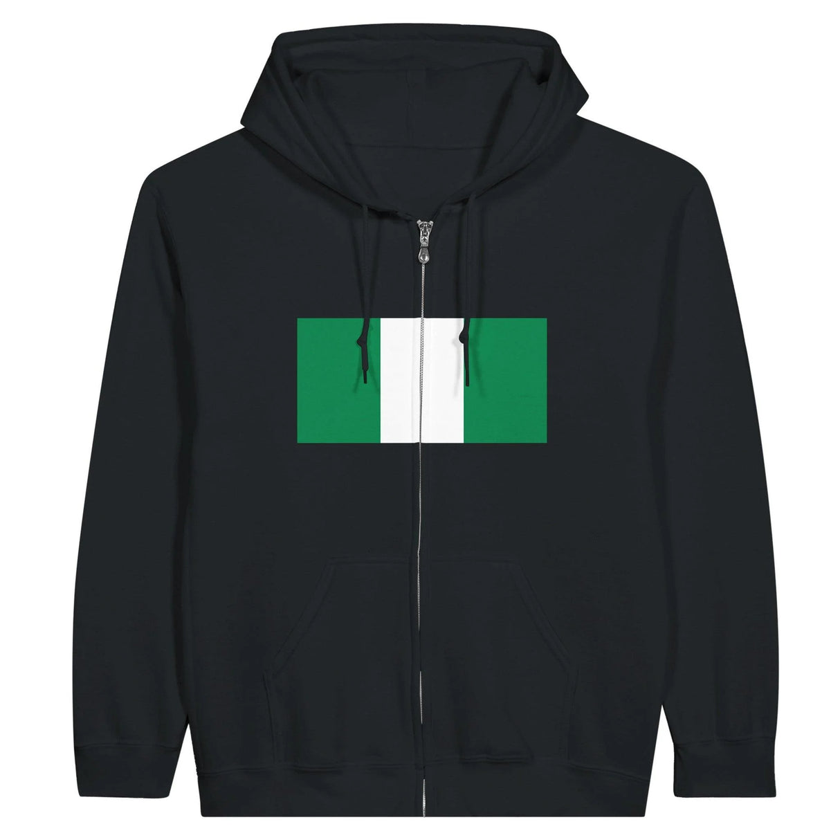Sweat à capuche nigéria coton mélangé broderie drapeau