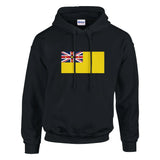 Sweat à capuche niue couleur coton mélangé broderie
