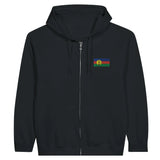 Sweat à capuche nouvelle-calédonie coton broderie couleur